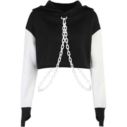 APRIL MODA Women's Short Hoodies