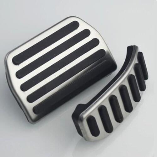Safety Comfort stainless steelFuel Brake Footrest Pedal AT/MT for Volvo V60 XC60 V40 S40 S60 S80L