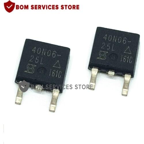 Fast Delivery 10PCS SUD40N06-25L TO-252 40N06 TO252 SUD40N06 40N06-25L MOSFET
