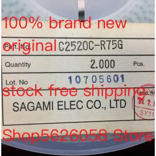 C2520C-R75G SMD 100% new original freeshipping STOCK 50PCS-2000PCS/LOT