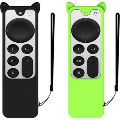 Remote Control Case Silicone Protective Cover Case For 2021 New TV 4K Remote Control Protective Soft Sleeve Skin Shell Case Cove