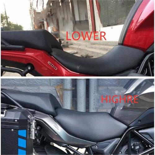 For Benelli TRK502 TRK 502 Modified Hump Lower Higher Motorcycle Seat Saddle