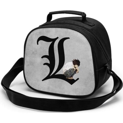 Death Note electric Childrens meal bag Death NoteFunctional Pattern Cooler Lunch Box Thermal Food Picnic Lunch Bags For Women