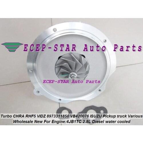 Turbo CHRA Cartridge Core RHF5 VIDZ VA420076 8973311850 8973311-850 4T505 1118010-802 For ISUZU Pickup 4JB1TC 4JB1T 4JB1-TC 2.8L