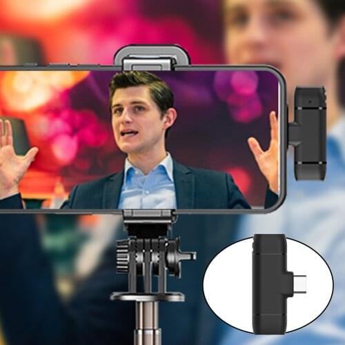 M10 USB Type-C Wireless Lavalier Microphone System Mini Mic for Interview Teaching Conference Vlogging
