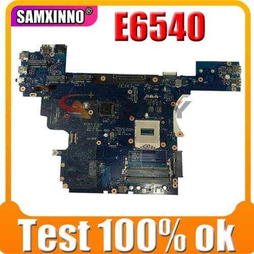 For Dell E6540 Series Laptop Motherboard LA-9414P CN-00C96W 00C96W 0C96W DDR3L 100% Full Tested
