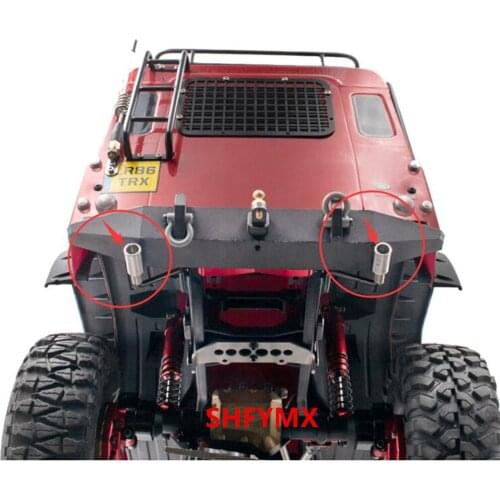 Metal Exhaust Pipe For 1/10 Scale Remote Control Car Traxxass Trx4 T4 Chassis Upgrade Parts & Accessories