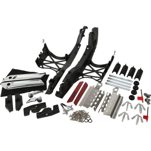 Motorcycle Saddle Saddlebag Latch Lids Hardware Covers For Harley Touring Road Electra Street Glide FLT FLH FLHT 14-18 17