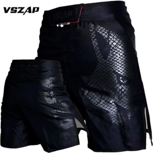 VSZAP Men Technical Performance Shorts Sports Training And Competition MMA Shorts Tiger Muay Thai Boxing Shorts Mma Short