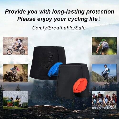Mens Cycling Underwear Bicycle Mountain MTB Shorts Riding Bike Sport Underwear Compression Shorts ventilation bicycle shorts