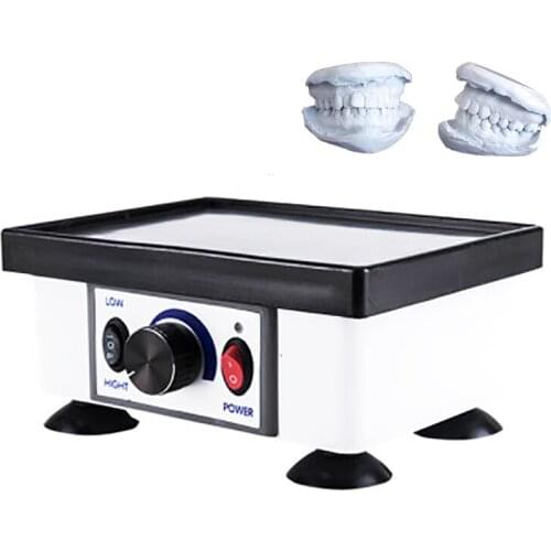 ZDQ--20 Dental Plaster Oscillator 110 / 220V Square Plate 160W High Power Strong Stepless Speed Regulation Continuous Oscillator