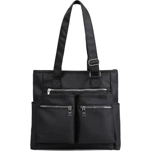 Simple Travel Top-handle Bag Women Satchels Nylon Shopping Casual Daily Tote Large Capacity Shoulder Bags Waterproof Handbag