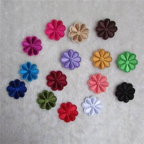 Multicoloured select Floral patches stripes hot melt adhesive applique embroidery patch DIY clothing accessory patch C217-C231
