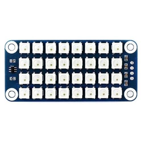 True color RGB LED HAT for Raspberry Pi, colorful display Supports any revision of Raspberry Pi (directly-pluggable)