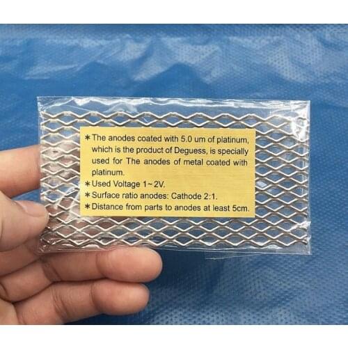 Handle platinum platinum titanium mesh electrical gold anode jewelry electroplated plated silver plated rhodium processing tool