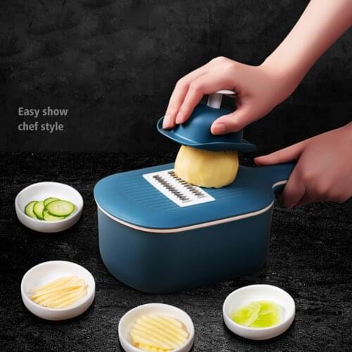 Manual Potato Slicer Vegetable Fruit Cutter Dicing Blade Stainless Steel Mandoline Onion Peeler Carrot Grater Dicer Kitchen Tool