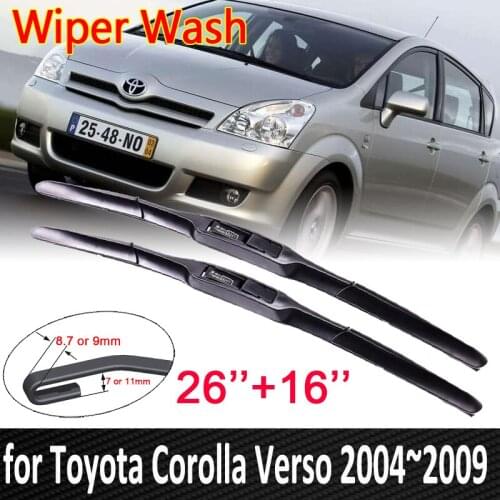 For Toyota Corolla Verso AR10 2004~2009 Car Wiper Blade Front Windshield Windscreen Wipers Car Accessories 2005 2006 2007 2008