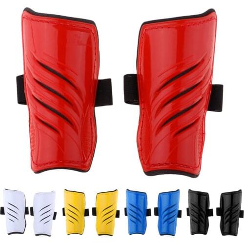 1 Pair Kids Boys Girls Football Soccer Training Shin Pads Lightweight Shin Guards Protectors