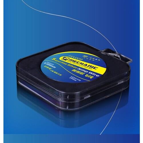 Mainboard Maintenance Silver Fly Line 0.009mm x 200m For iPhone Fingerprint Repair Mending Flight Line flyline tool