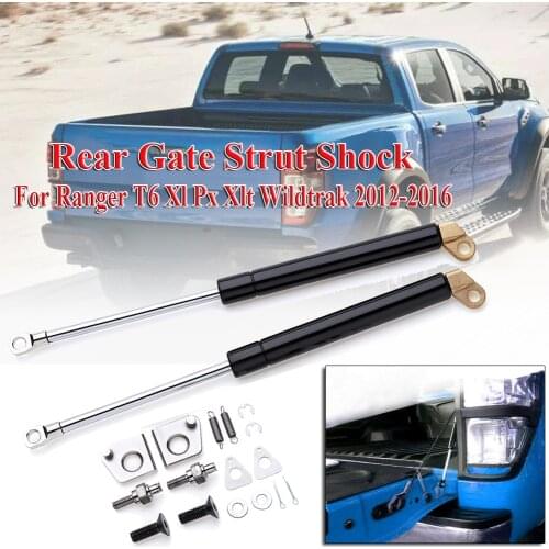 Upgrade Rear Gate Strut Shock Gas Slow Down Left And Right For Ford For Ranger T6 Xl Px Xlt Wildtrak 2012 2013 2014 2015 2016