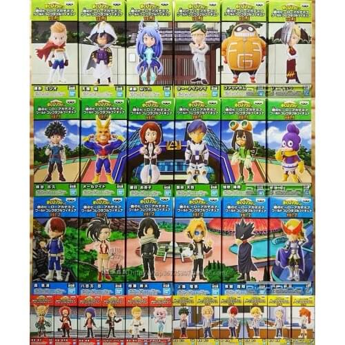 In Stock Genuine Banpresto My Hero Academia World Collectable Figure wcf Character Collection PVC Action Figure