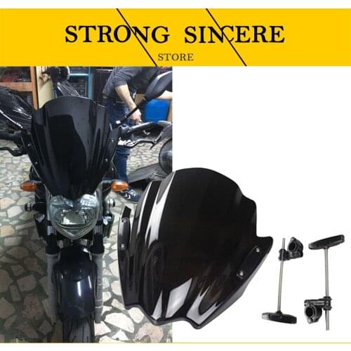 Motorcycle Street Bike Windshield WindScreen For Suzuki ALL GSR600 GSR400 GSR 400 600 750 GSR750