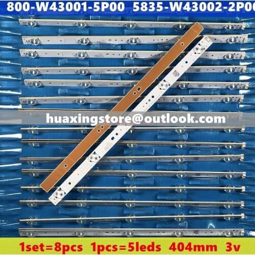1SET =8PCS 5835-W43002-2P00 B02M6K230S 10-10090A-01A For LG 43inch 43LH5000-UA CUSFLH LC430DUY-SHA B02M6, J230S, E249823LC430D