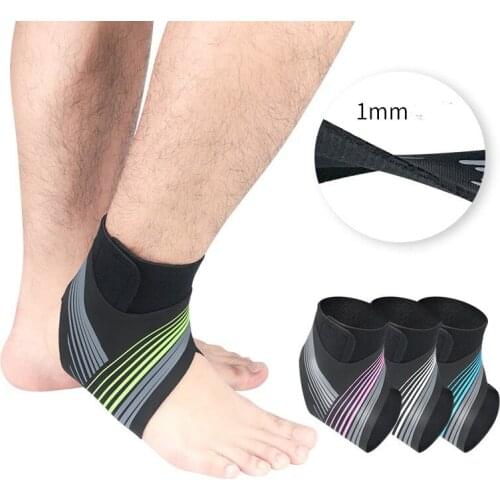 1Pcs Breathable Basketball Anti Sprain Ankle Protector Elastic Straps Pressurized Foot Joint Guard Sport Ankle Support Brace