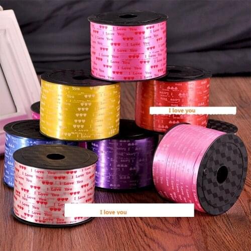 10pcs 90yards 5mm Special DIY Balloon Ribbon Wedding Decor Wholesale gift packing Christmas ribbons wholesale Free shipping