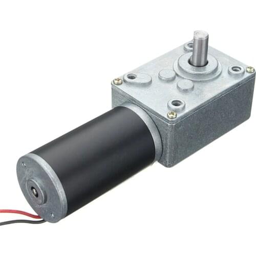 12V DC Turbine Worm Gear Motor Reducer 24V Powerful Torque Electric Clothes hanger Automatic curtainmotor (4058GW)