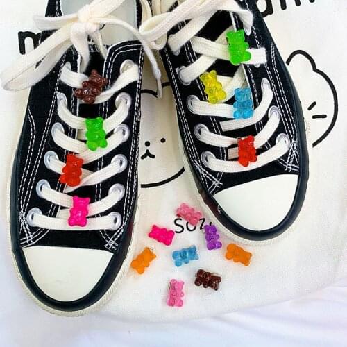 Japanese Anime Brooches Kawaii Cartoon Candy-colored Fudge Bear Brooches Pins Girl Kids Jeans Bag Decoration For Friend Brooches