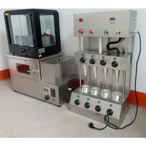 Manufacturer prices Pizza cone machine and Pizza Oven With Display cabinet