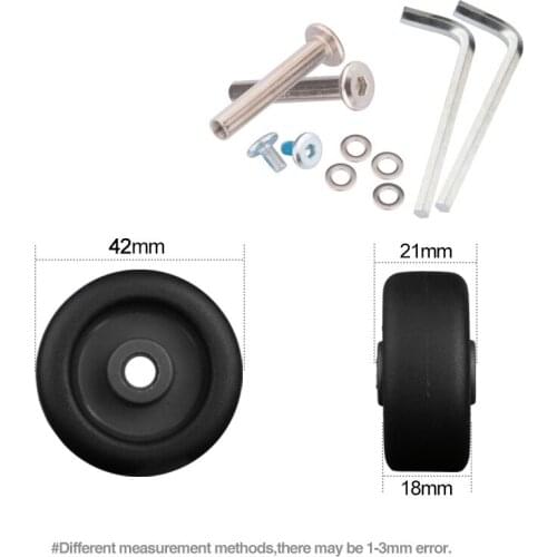 Luggage wheel replacement travel trolley case universal caster aircraft wheel mute wheel universal mute 20 inch 28 inch