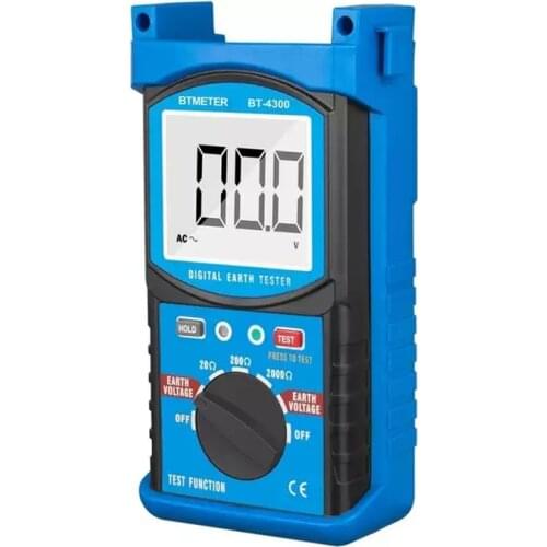 BT-4300 Digital Earth Ground Resistance Tester 1999 Display Earth Insulation Resistance Tester With Auto Back Light