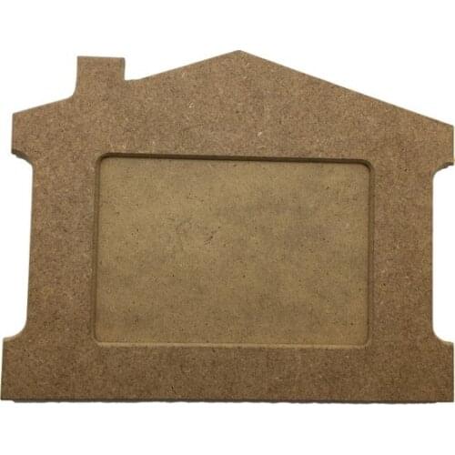 Wood Frame House Shaped paintable decorative objects декоративные предметы под роспись