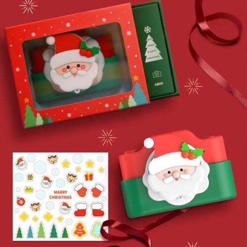 Children Camera Wifi Digital Camera 24MP IPS Display 32GB Christmas series Smart Toy Kids Christmas Gift Educational Toys