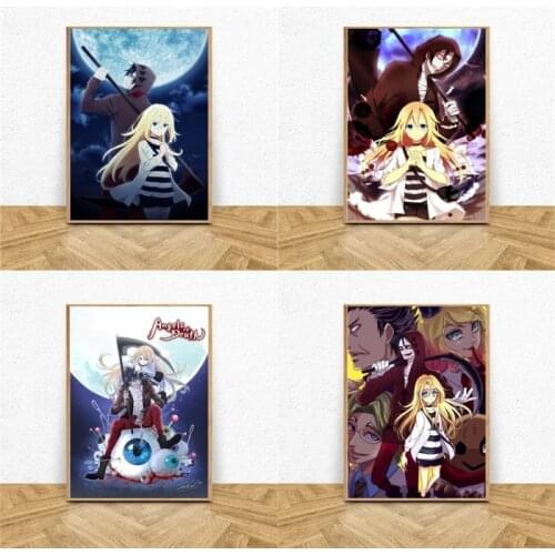 Home Decor Wall Art Canvas Painting Angels of Death Anime HD Prints Modern Nordic Style Modular Pictures Poster For Living Room