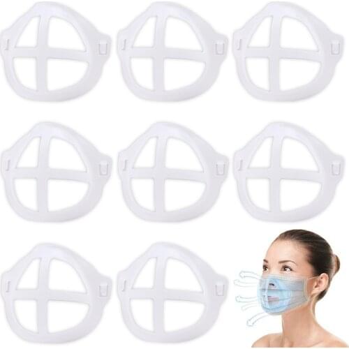 3D Mouth Mask Bracket Silicone Mask Holder Assist Help Inner Cushion Support Breathing Plastic Protect Lipstick Reusable Tools