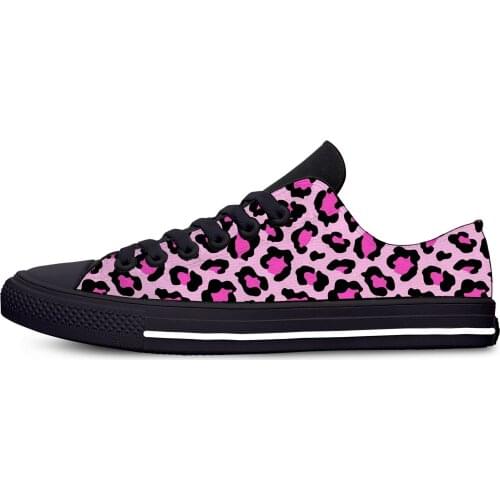 Lips Leopard heart Cartoon Fashion Funny Casual Canvas Shoes Low Top Lightweight Breathable 3D Printed Men women Female Sneakers