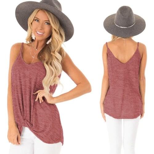 3XL Women Tank Tops Female 2021 Summer Wild Solid Camis Vest Casual loose V-neck Sleeveless Crop Top Tee Shirts Camisole Clothes