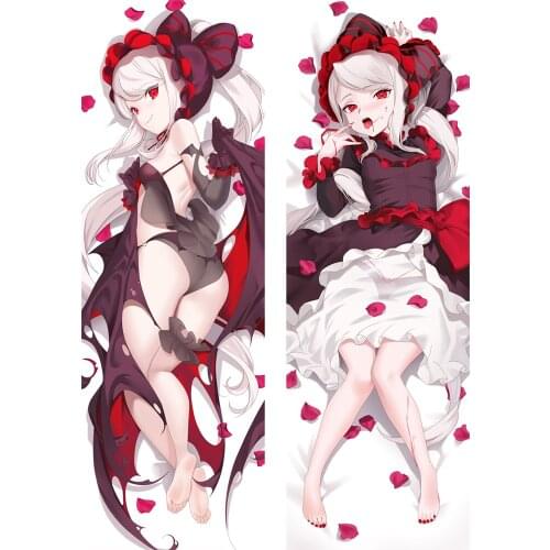 Newly Design Dakimakura Anime Overlord Shalltear Bloodfallen Roses Peach Skin 150cm x 50cm Body Pillowcase