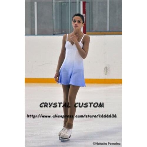 Professional Custom Figure Skating Dresses Girls Graceful New Brand Ice Skating Dresses For Competition Crystal DR3836
