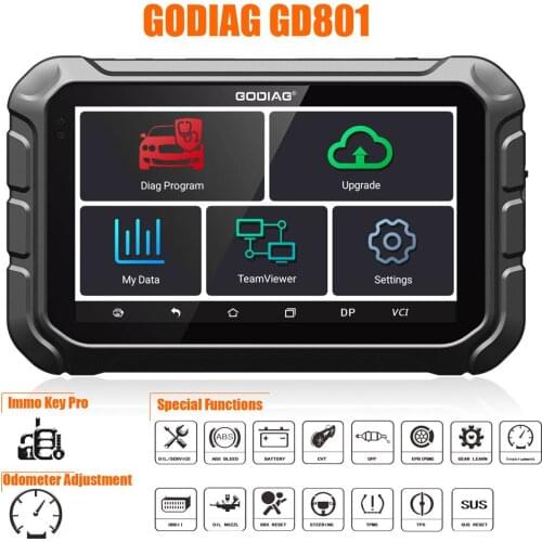 GODIAG GD801 Key Programmer Can Be Opened for Malaysian Models and Anti-theft for Indian Models