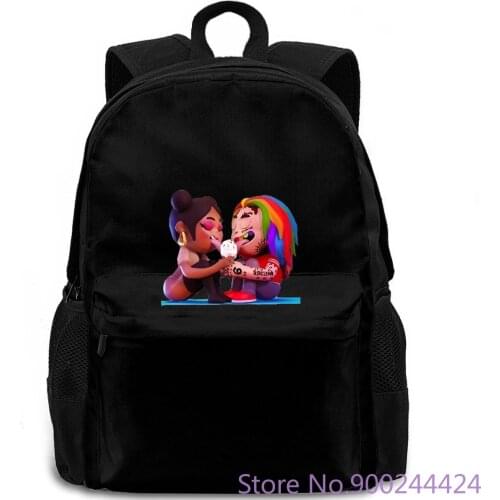 TEKASHI 69 6IX9INE Nicki Minaj FeFe HIPHOP RAP BROOKLYN NYC Summer Brand Fitness Body Building backpack