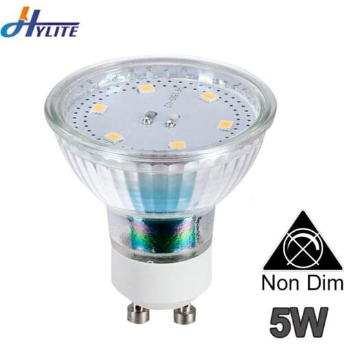 GU10 LED Lamp Bombillas 5W 220V 240V Non Dimmable 2835 SMD Ra97 Corn Spot light For Home Energy Saving Bulb Ampoule