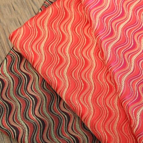 90x50cm Brocade Fabric Damask Jacquard America style Apparel Costume Upholstery Furnishing Curtain Clothing Material patchwork