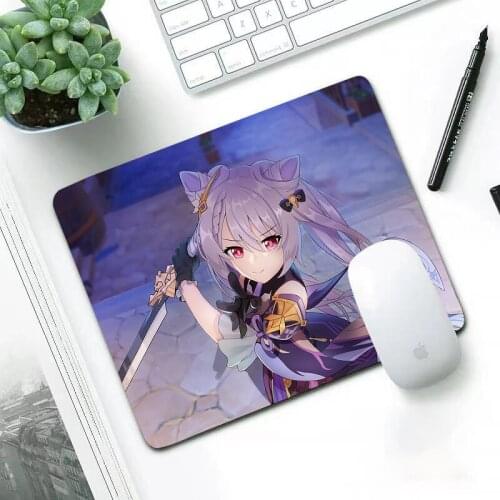 Genshin Impact design Computer Mouse Pad pads Washable Non-Skid Rubber s Not Overlock 22X18CM desk mouse mat
