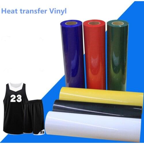 Sunice PU Heat Transfer Vinyl Film HTV Iron On Vinyl Heat Press Vinyl on T-shirts Clothes 10 colors 0.3x15m/12inch x 50ft