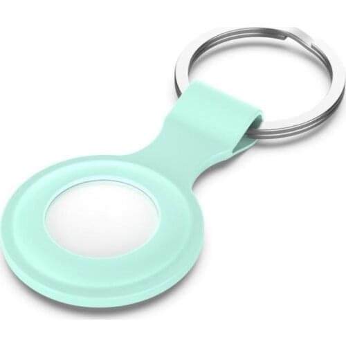 For Apple Airtags Locator Protective Sleeve Metal Ring Buckle Shell Locator Tracker Anti-lost Device Keychain For Apple Airtags