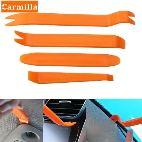 Carmilla 4Pcs Car Door Clip Panel Trim Removal Tool for Hyundai Santa Fe Sonata Solaris Azera Creta I30 Ix25 Tucson HB20